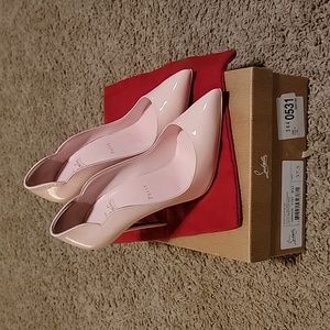 Christian Louboutin Hot Chick 100 Rosy Pink Sz 37.5